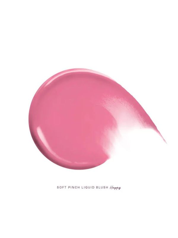 Rare Beauty Mini Blush Soft Pinch Dewy Liquid  - Happy 3.5 ml 3